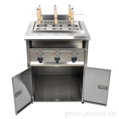 Indoor Berbecue Grill Six Basket Electric Pasta Cabinet Supplier